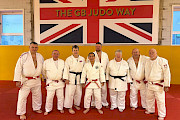 BJA NW Area Senior Examiners with Shinji Hosokawa (8th Dan)